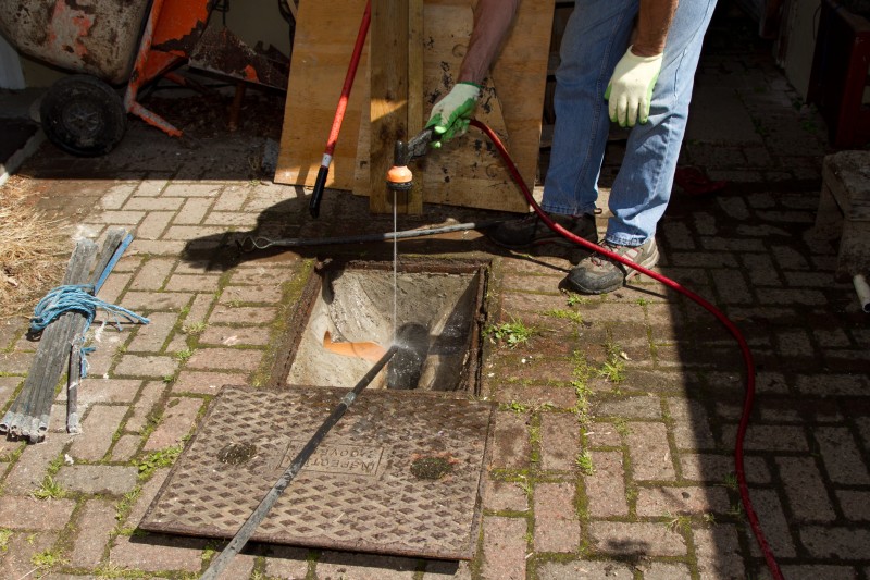 Drain repair work in South Norwood